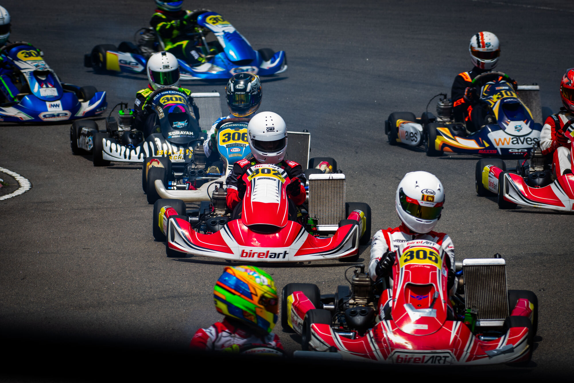 Karting race photography