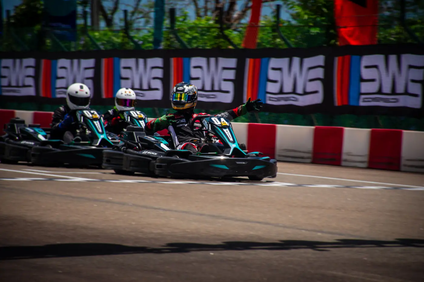 Atmospheric racing landscape